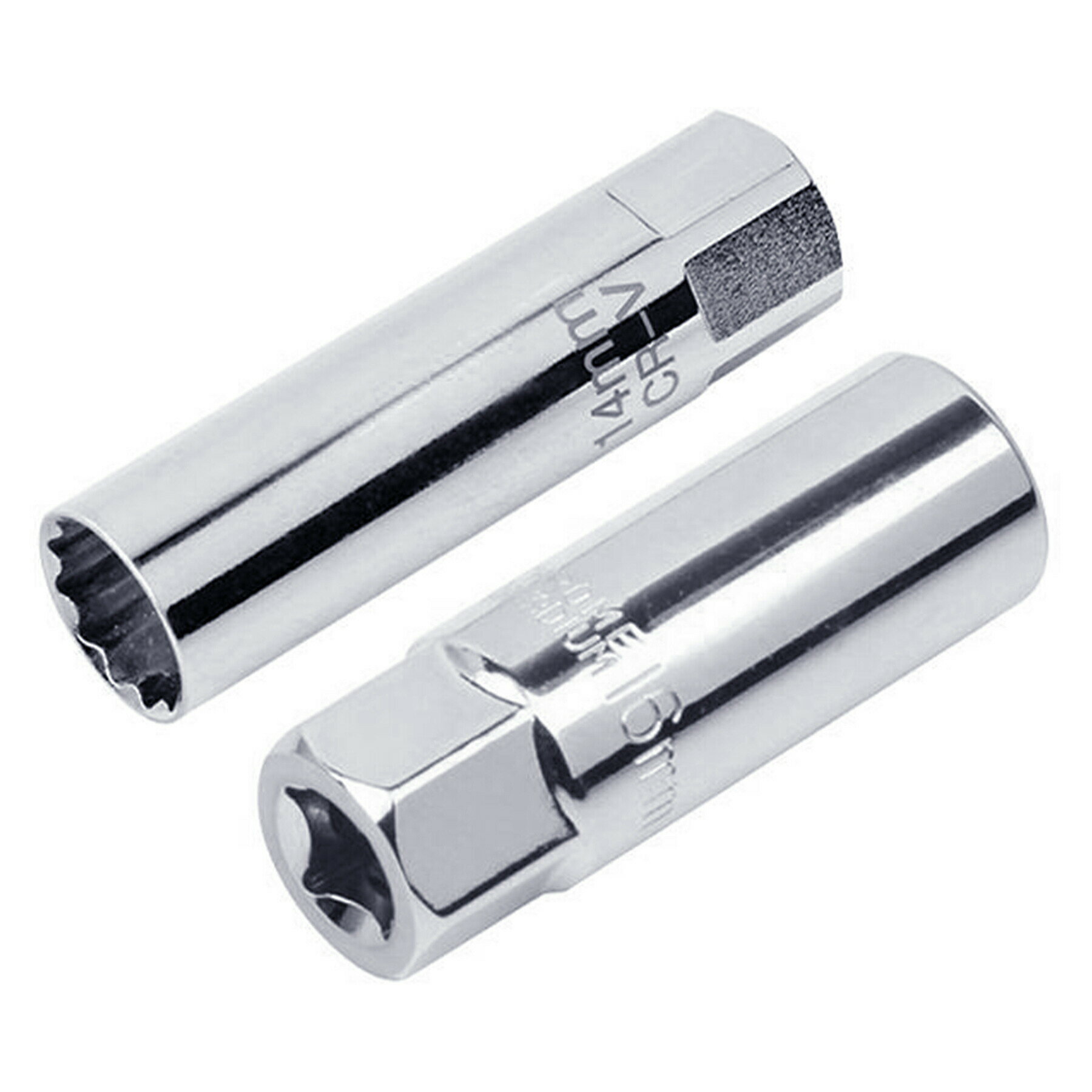 Rakuten - 【当店内2個以上ご購入で送料198円→0円！】プラグレンチ 14mm 16mm マグネット式 磁石 3/8 (9.5mm) 差込角 プラグソケット スパークプラグソケット 選べる クロムバナジウム鋼製 耐久性 薄型 工具 自動車 バン 車 トラック
