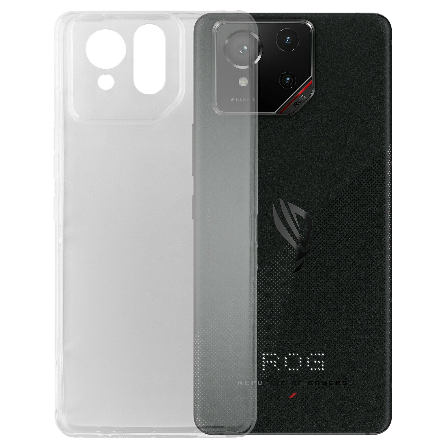 Rakuten - 【当店内2個以上ご購入で送料198円→0円！】ROG Phone 9 9Pro ケース クリア TPU ソフト カバー ログフォン9 プロ SIMフリー シンプル ケース スマホ 衝撃吸収 透明 クリア 軽量 薄型 耐衝撃 保護