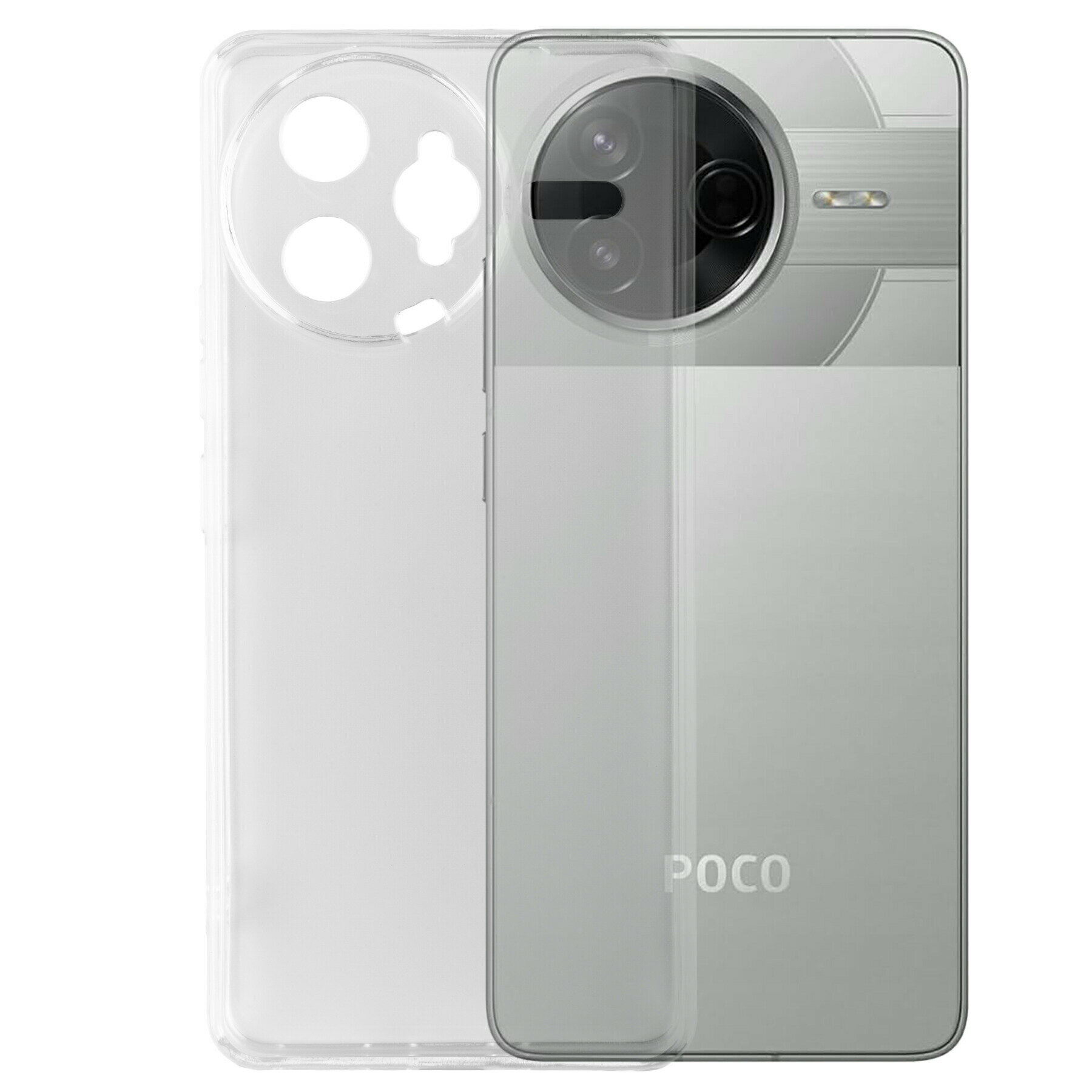 Rakuten - 【当店内2個以上ご購入で送料198円→0円！】Xiaomi POCO F7 Pro ケース クリア TPU ソフト カバー 小米 シャオミ SIMフリー シンプル ケース スマホ 衝撃吸収 透明 クリア 軽量 薄型 耐衝撃 保護
