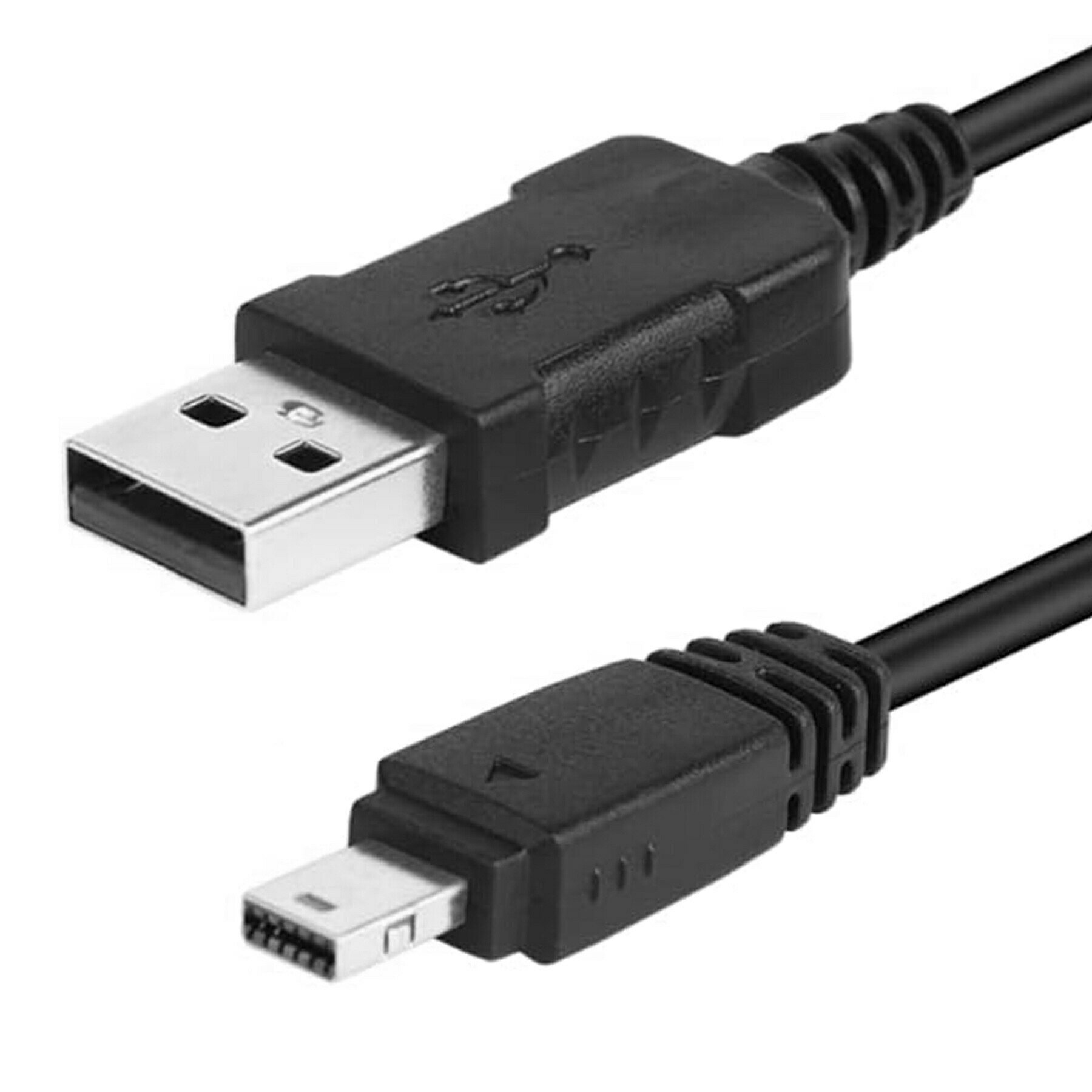 Rakuten - 【当店内2個以上ご購入で送料198円→0円！】CASIO カシオ EMC-6U USB接続 1.0m 12ピン データ転送 デジタルカメラ EX-FC EX-TR EX-Z EX-ZR 高品質 互換