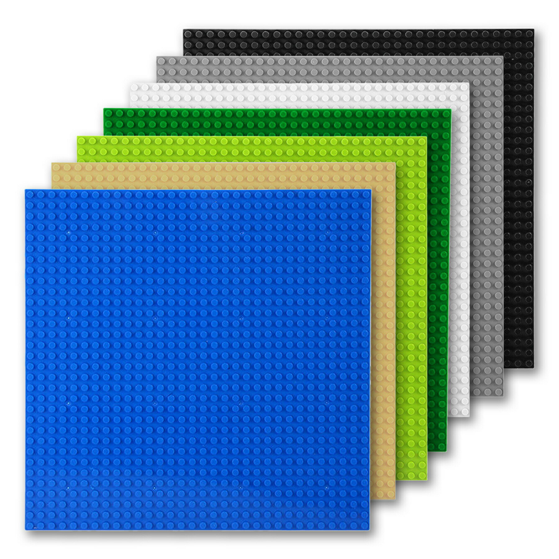 【当店内2個以上ご購入で送料198円→0円！】基礎板 レゴブロック用 互換品 32×32ポッチ 全7色 クラシック 大きい 板 プレート 土台 基本 基盤 知育 玩具 おもちゃ クリスマス 誕生日 プレゼント 6歳以上対象