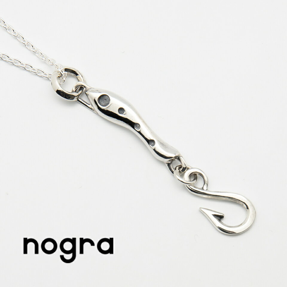 シルバー ネックレス ルアー ペンダント チェーン付き シルバー925 さかな 釣りガール 釣り 釣り針 魚 ..