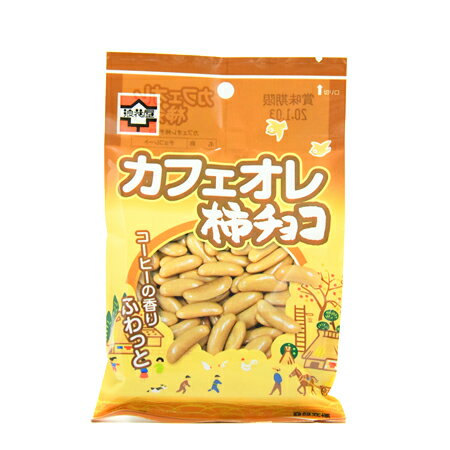 浪花屋製菓 カフェオレ 柿チョコ 65g 柿の種 チョコ 新潟 お土産 お取り寄せ お歳暮