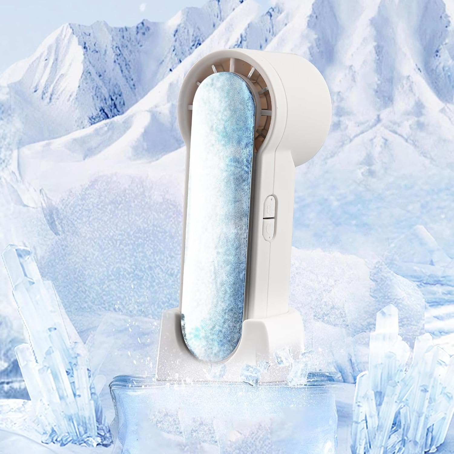 【2025年最新一体型の大型金属冷却プレート】Hosiakly ハンディファン 携帯扇風機 ハンディー扇風機 US..