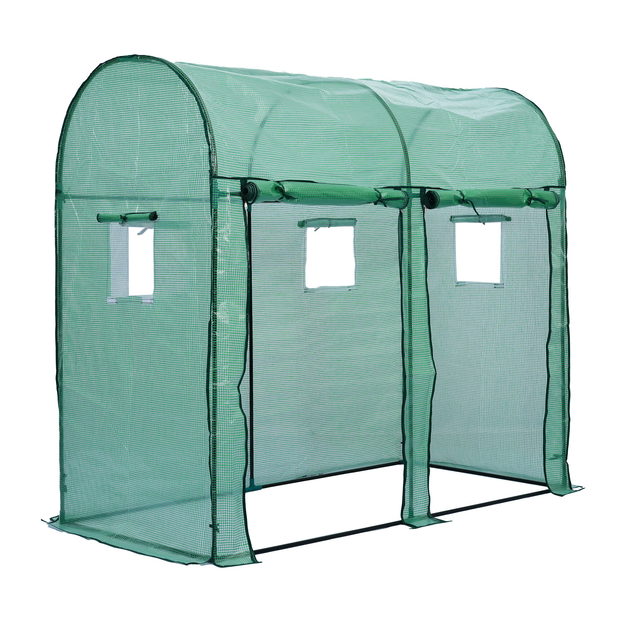 ビニール温室 大型 W200cm×D101cm×H180cm 温室 ベランダ 家庭用 ビニールハウス 家庭菜園 ガーデンハウ..