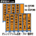 ブロー製枠付オレンジプリズムスリム看板(青枠)HA-0OP2WB ~ HA-65OP2WB【安全興業】