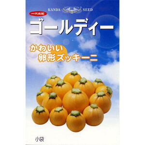 ズッキーニ 種 【 ゴールディー 】 種子 小袋（約10粒） <br>（ 種 野菜 野菜種子 野菜種 ）