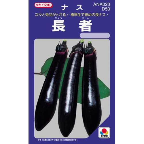 ナス 種 【 長者 】 小袋(60粒) ( ナスの種 )
