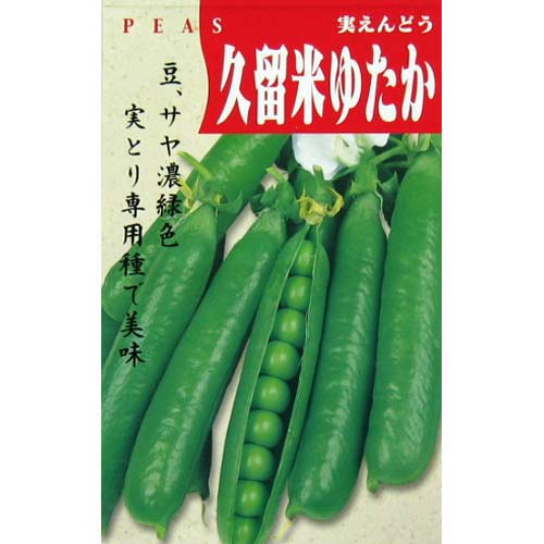 実取エンドウ 種 【久留米ゆたか】 1dl （ 種 野菜 野菜種子 野菜種 ）