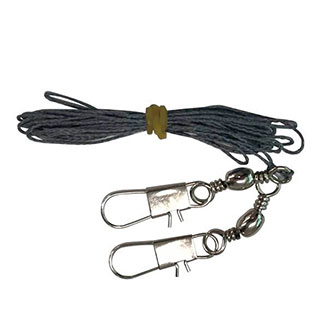 鳥追いカイト鷹 専用部品 NO7 テグス（サルカン付　約2m）1個 (防鳥具 防獣 鳥対策 虫用品 )