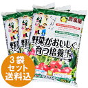 野菜がおいしく育つ 培養土 25L 3袋セット 送料込 用土 園芸 家庭菜園 ガーデニング 土