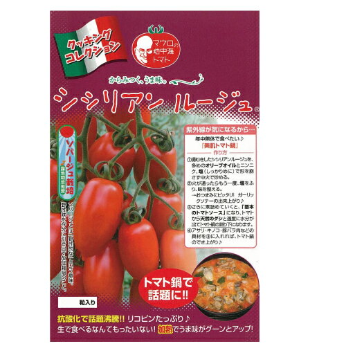 トマト 種 【シシリアンルージュ】 100粒 （ 種 野菜 野菜種子 野菜種 ）