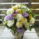送料無料 お盆 お花 お彼岸 新盆や旧盆にも お悔やみの花 デザイナーお任せアレンジ 8200円 お供え花 洋花を使った旬のおまかせ供花【生花】 お供え お悔や...