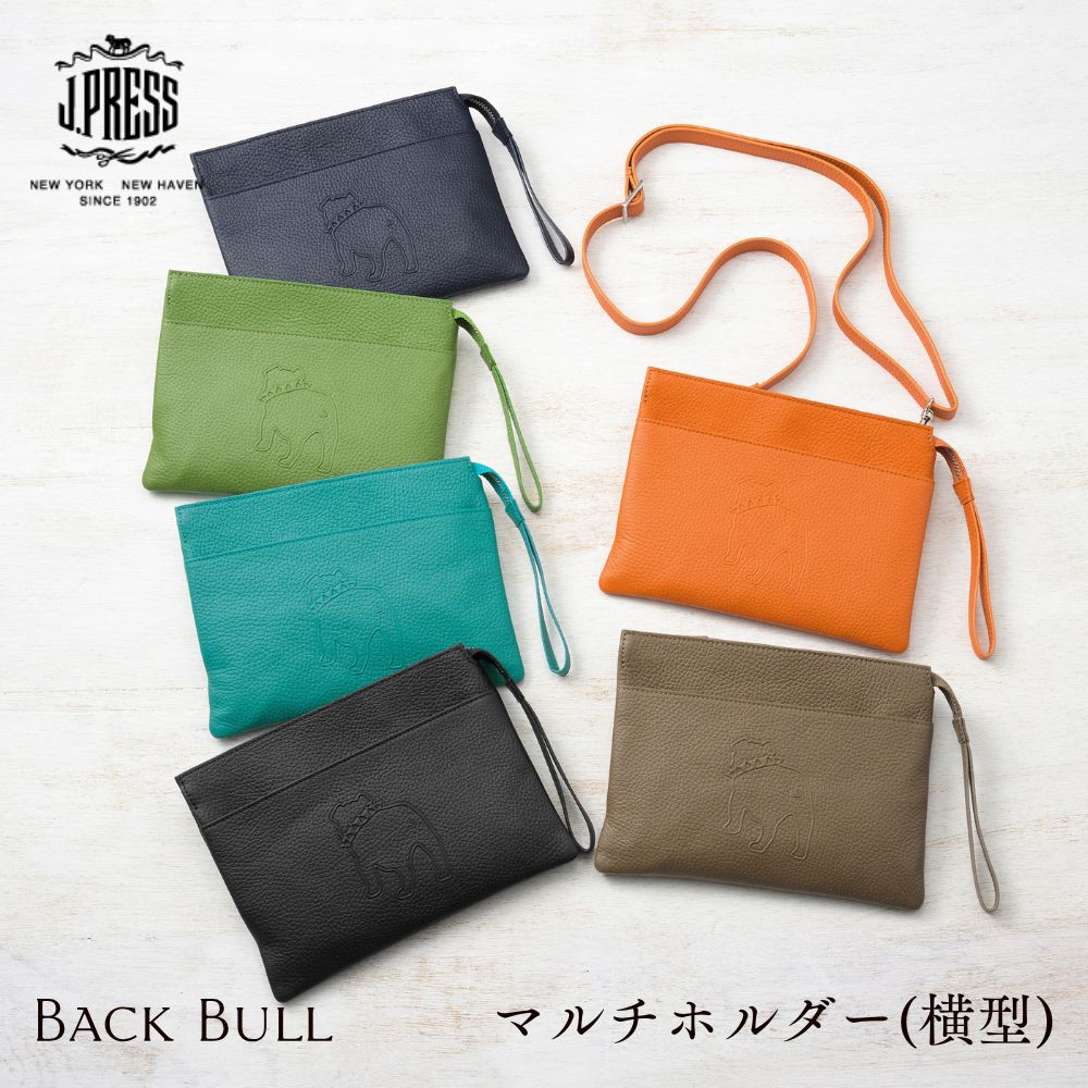 J.PRESS メンズ マルチホルダー 横型 レディース ユニセックス バックブル ジェイプレス 牛革 本革 ブランド おしゃれ ブランド 誕生日 7405 10倍