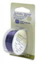 ★在庫処分半額セール★ アーティスティックワイヤー ダークブルー #22 線径 0.6mm 長さ 約7.3m Beadalon ワイヤークラフト ワイヤーアート...