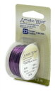 ★在庫処分半額セール★ アーティスティックワイヤー パープル #22 線径 0.6mm 長さ 約7.3m Beadalon ワイヤークラフト ワイヤーアート ワイヤー編み ワイヤークロッシェ ハンドメイド 手芸 衣装 ジュエリー ティアラ ブライダル ネイル マニキュア 模型 制作 材料