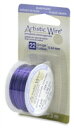 ★在庫処分半額セール★ アーティスティックワイヤー オーキッド #22 線径 0.6mm 長さ 約7.3m Beadalon ワイヤークラフト ワイヤーアート ワイヤー編み ワイヤークロッシェ ハンドメイド 手芸 衣装 ジュエリー ティアラ ブライダル ネイル マニキュア 模型 制作 材料