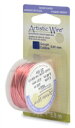 ★在庫処分半額セール★ アーティスティックワイヤー ピーチ #26 線径 0.4mm 長さ 約13.7m Beadalon ワイヤークラフト ワイヤーアート ワ...