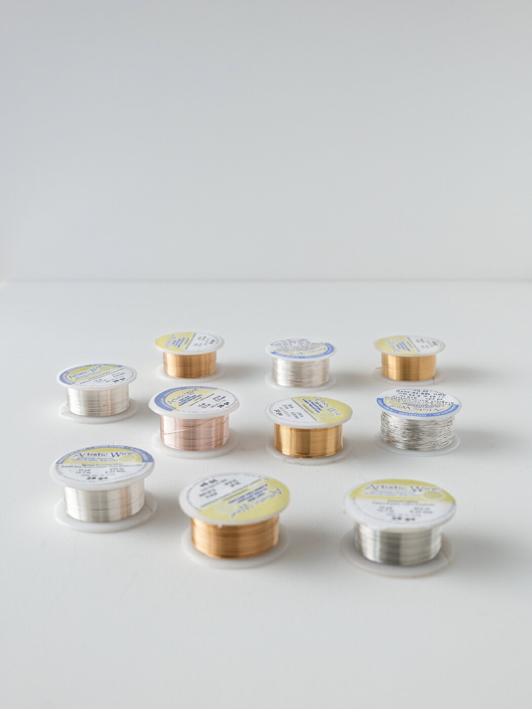 アーティスティックワイヤー Artistic Wire ビーダロン Beadalon 【色ミックスアソート　ディスペンサー　28-32】お買い得 アウトレット品 10巻セット noise-10001072 NOISE サンプル画像3