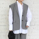 アンヌーク ànuke カットオフオーバーベスト Cutoff Over Vest