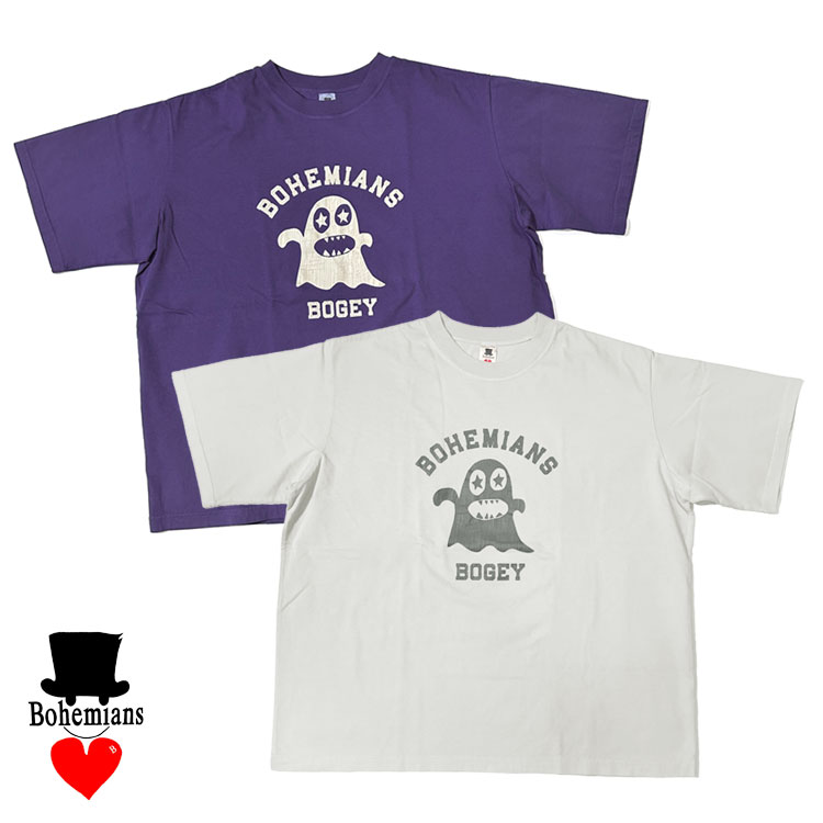 Bohemians ボヘミアンズ カレッジボギー（プリント）ルーズTシャツ（半袖） BT-11H-58