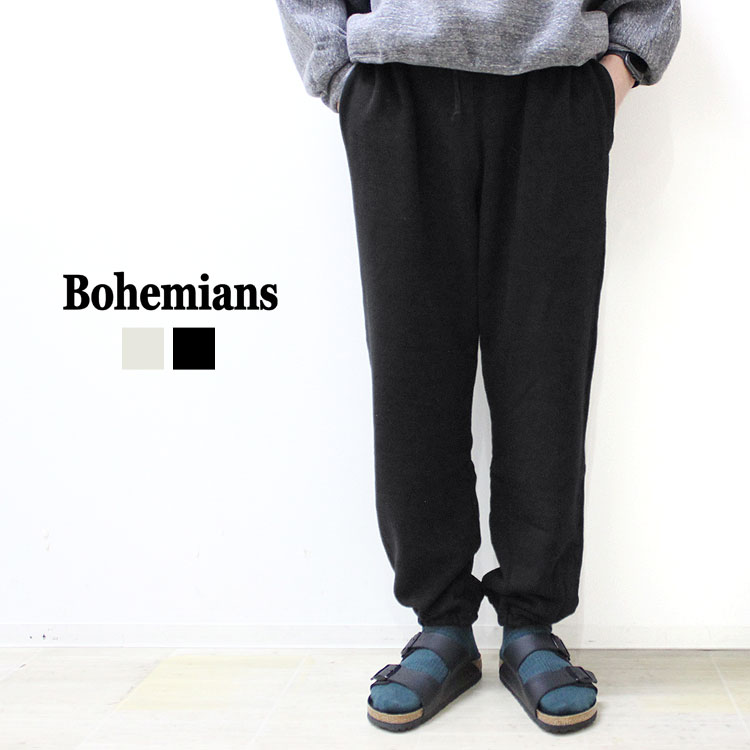 【s30】【ボヘミアンズ/Bohemians】BOHEMIANS LOGO EMB OM SWEAT PANTS（ボヘミアンズロゴエンブロイダリーオールドマシンスウェットパンツ）[BP-281]【送料無料】【キャンセル返品交換不可】【let】