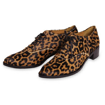 【在庫処分】【チェンバー/CHEMBUR】ポインテッド オックスフォード(レオパード) POINTED OXFORD(LEOPARD) [ap22-leo] 【送料無料】【あす楽対応】【返品交換キャンセル不可】