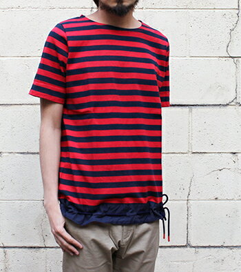 ヘムコードボーダーTシャツ　Hem Cord Border T-Shirt