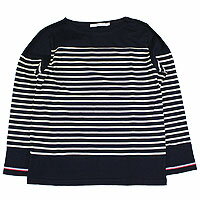 Rakuten - 【s50】【エフィレボル/.efilevol】Tricolore Border Long Sleeve　トリコロールボーダーロングスリーブ【送料無料】【キャンセル返品交換不可】【let】【nx】