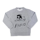 【エフィレボル/.efiLevol 】PARIS Dog Illust Kids Sweat パリドッグイラストキッズスウェット【送料無料】【nx】