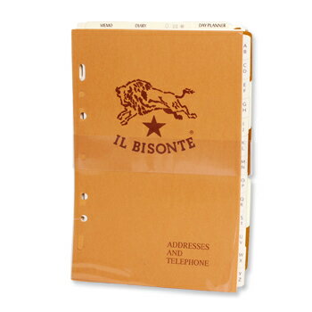 イルビゾンテ 文房具 A5判サイズシステム手帳レフィル(7穴140mm×215mm) 54_1_ 411977 IL BISONTE stationery (o...