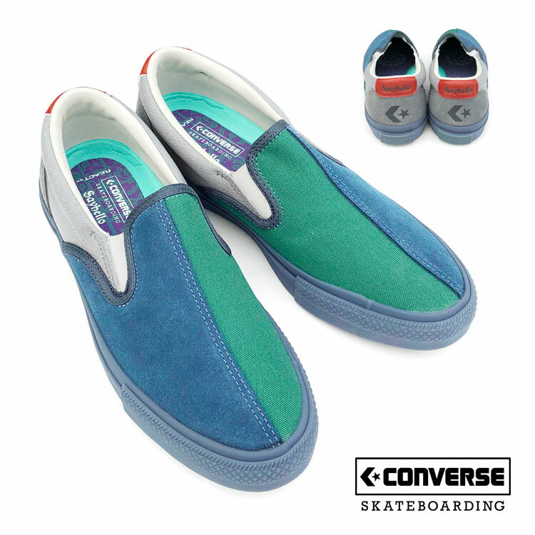 【s30】【コンバーススケートボーディング/CONVERSE SKATEBOARDING】CS SLIP-ON SK SAYHELLO 1SD114 34201130220 【送料無料】【キャンセル返品交換不可】【let】【c100】