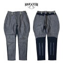 【s20】【バリカンズ/VALLICANS】【ハーベスタ！ハビコル/HARVESTA！HABICOL】ボンデッジデニムニッカパンツ HVP-2302 【送料無料】【キャンセル返品交換不可】【let】【c500】【500円OFFクーポン利用可】