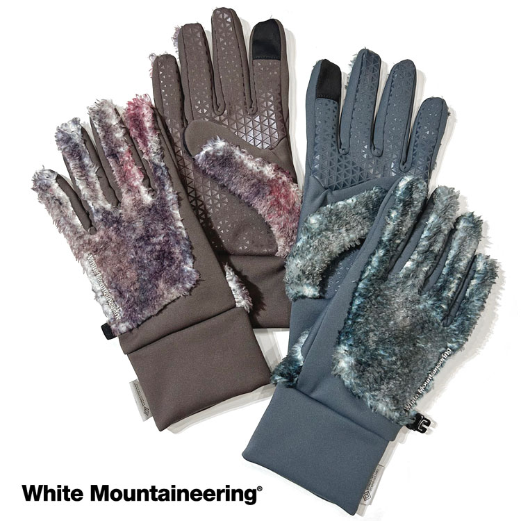 【s20】【ホワイトマウンテニアリング/White Mountaineering】WINDSTOPPER FLEECE GLOVE（ウィンドストッパーフリースグローブ） WM2373823 【送料無料】【キャンセル返品交換不可】【let】【c100】【100円OFFクーポン利用可】