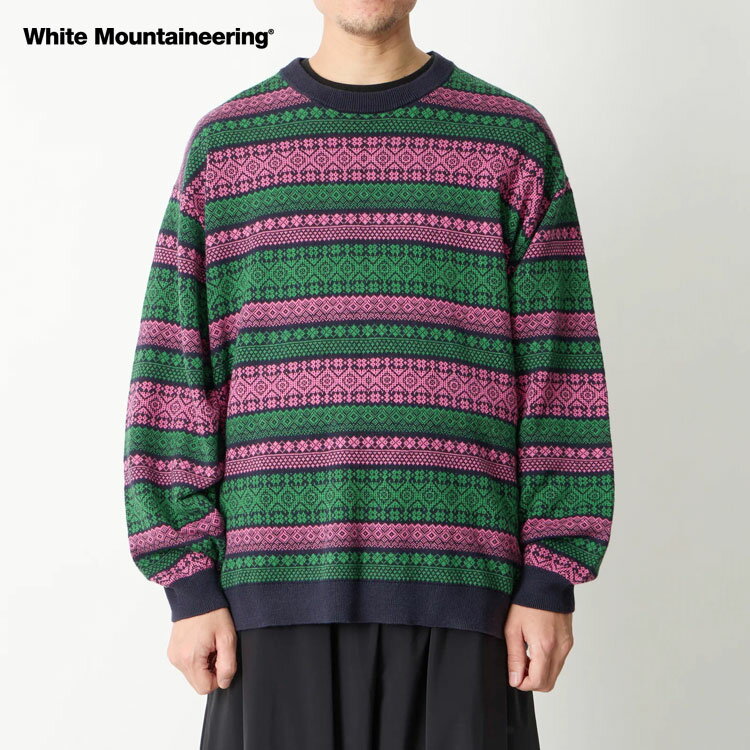 Rakuten - White Mountaineering ホワイトマウンテニアリング FAIR ISLE KNIT PULLOVER フェアアイルニット WM2671605【id】【p10】【c1000】