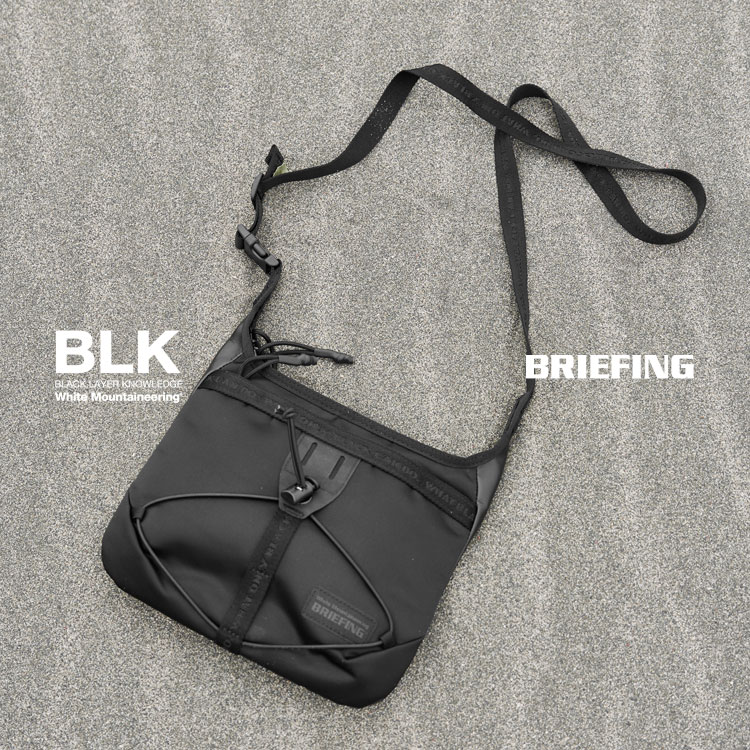 Rakuten - White Mountaineering ホワイトマウンテニアリング WM × BRIEFING EVERYDAY SACOCHE サコッシュ BK2671803【id】