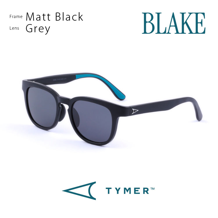 【TYMER/タイマー】BLAKE（ブレイク）[Frame:Matt Black] [Lens:Gr