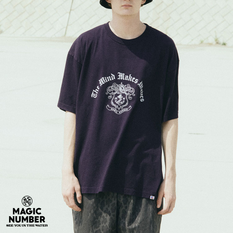 Rakuten - MAGIC NUMBER マジックナンバー CREST US COTTON S/S T-SHIRT Tシャツ 26SS-MN022【id】