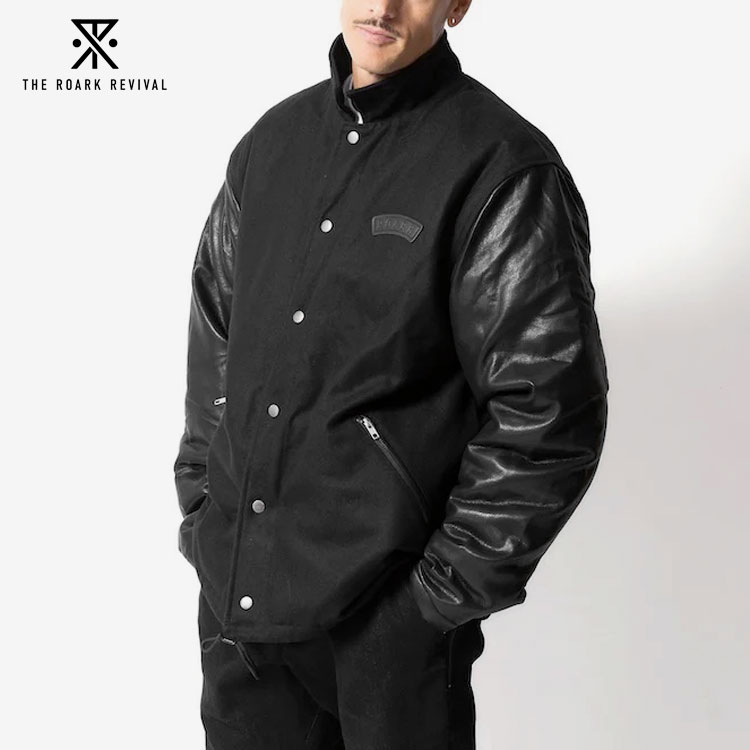 Rakuten - 【s30】ROARK ロアーク MELTON COACHES JACKET RJJ1172-BLK【id】【キャンセル返品交換不可】【let】【id】