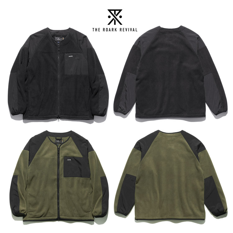 羊毛外套 - ROARK ロアーク GEN3 FLEECE N/C JACKET 2.0 RJJ1161-ARM RJJ1161-BLK【id】
