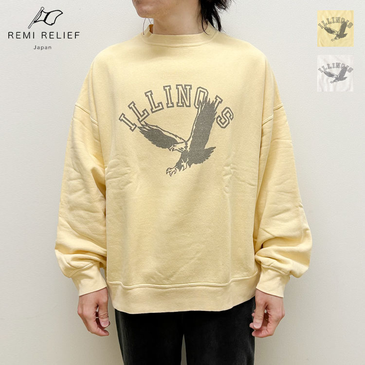 Rakuten - REMI RELIEF レミレリーフ SP加工3飛び裏毛クルー(ILLINOIS) スウェット RN30389124【id】