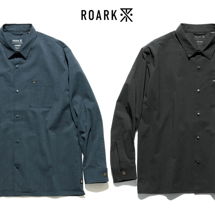Rakuten - ROARK ロアーク DELTA QD L/S SHIRTS 高機能 ハイテク シャツ RLWJPD1200-JBL RLWJPD1200-SBL【id】