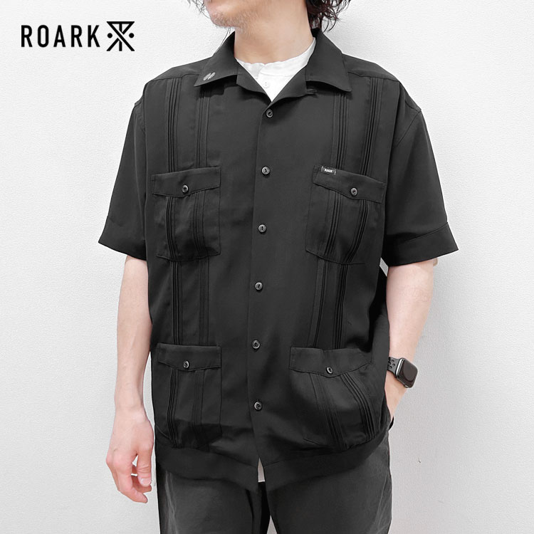 Rakuten - ROARK ロアーク GONZO CUBA S/S キューバシャツ RWJ1203-BLK【id】