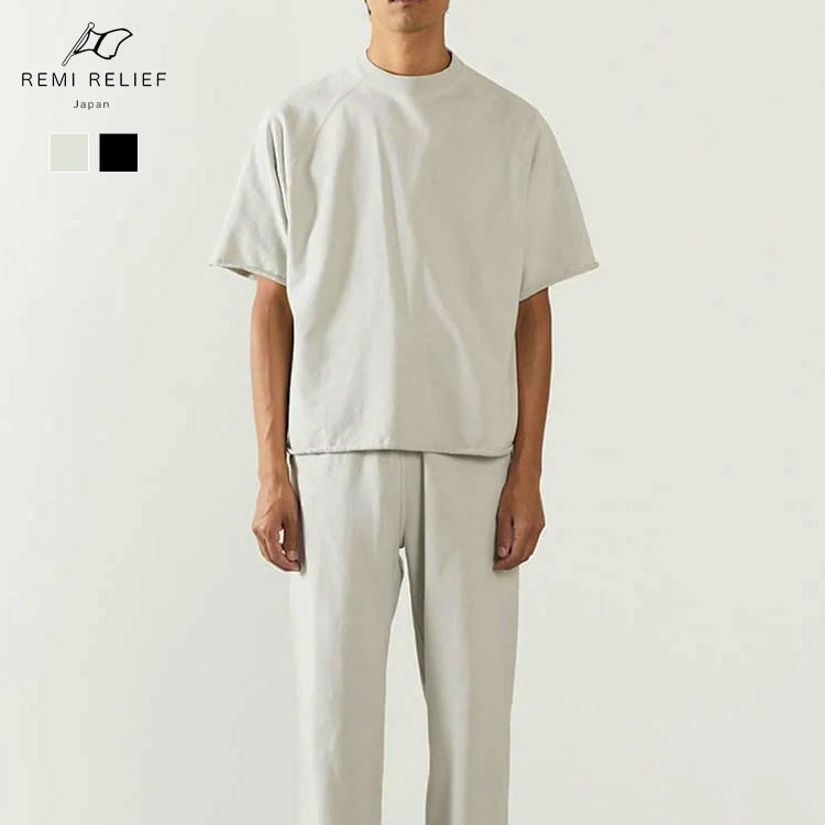Rakuten - REMI RELIEF レミレリーフ SP加工スーピマ裏毛ラグランS/Sクルー Tシャツ RN30389109【id】