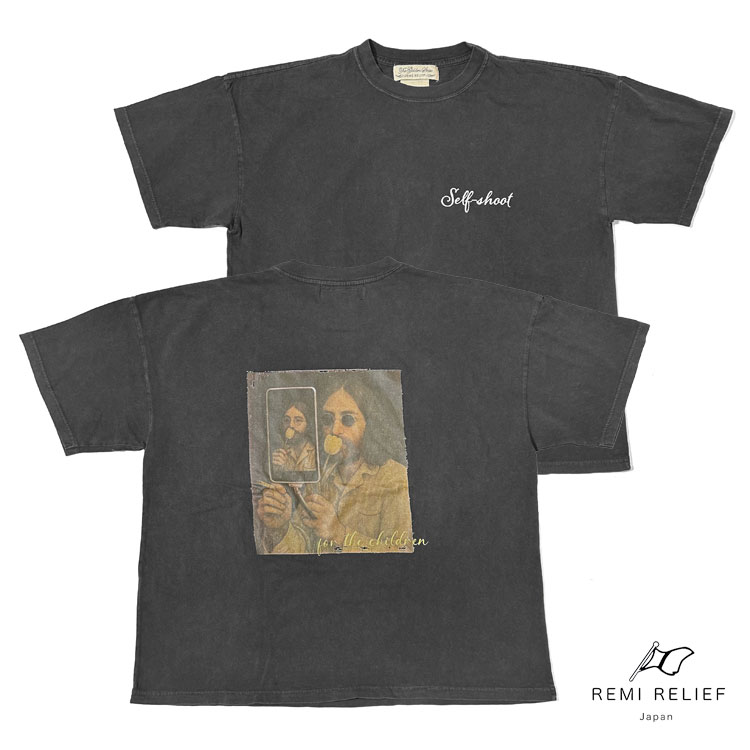 Rakuten - 【ポイント10倍】REMI RELIEF レミレリーフ HARD SP加工20/天竺BIGサイズT(Self shot L) Tシャツ RN30389157【id】【p10】【c500】【500円OFFクーポン利用可】