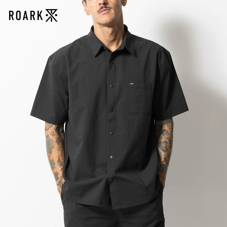 Rakuten - ROARK ロアーク DELTA QD S/S SHIRTS 接触冷感 速乾 シャツ RWJD1220-JBL【id】