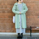 【s50】【Liyoca/リヨカ】コットンナイロンフーディコート【送料無料】【キャンセル返品交換不可】【let】【c500】【500円OFFクーポン利用可】