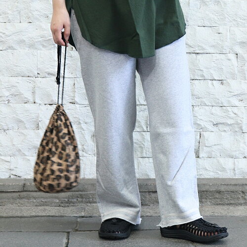 【s30】【カーキ/kha:ki】リメイクスウェットパンツ'HEM LINE SWEAT PANTS'【送料無料】【キャンセル返品交換不可】【let】【ly】【c100】【100円OFFクーポン利用可】