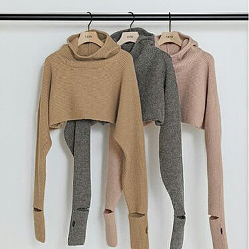 Rakuten - 【s20】【YENN/イエン】ショートフーディグローブプルオーバー/SHORT HOODIEGLOVE PO(Y243-91062)【送料無料】【キャンセル返品交換不可】【let】【ly】