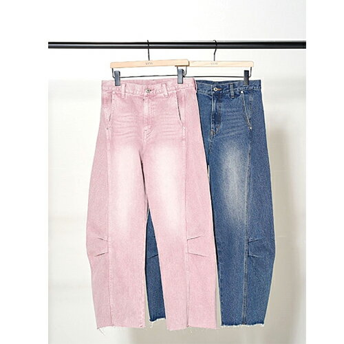 Rakuten - 【s20】【YENN/イエン】ニータックデニムパンツ/KNEE TUCK DENIM PT(Y252-31054)【送料無料】【キャンセル返品交換不可】【let】【ly】